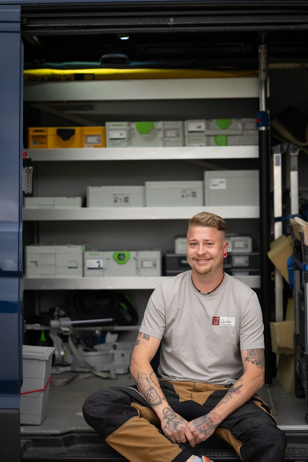 Delivery and installation of bespoke made-to-measure furniture